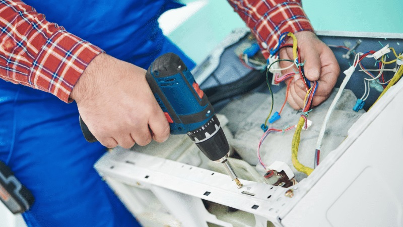 Silivri Fondital Fondital çamaşır makinesi kart tamiri – Su almama arızası orijinal parça ile giderildi. - Teknik servis örneği